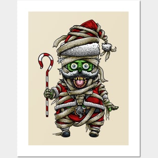 Monster santa claus ( mummy ) Posters and Art